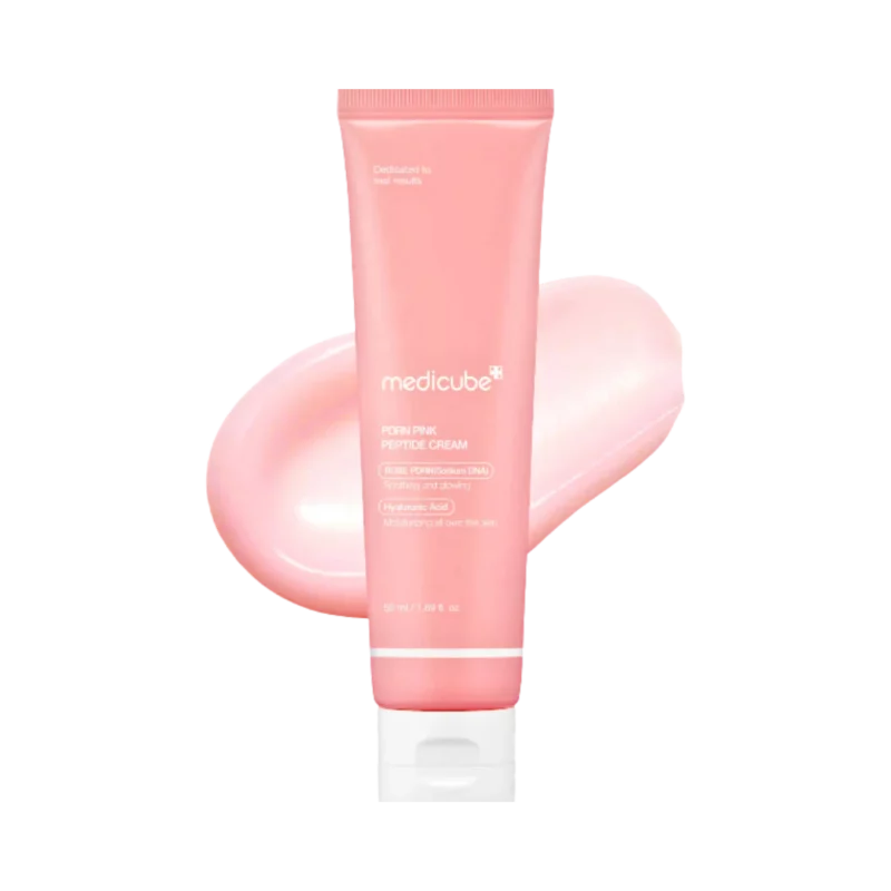 MEDICUBE PDRN PINK HYALURONIC MOISTURIZING CREAM 50ML - Image 2 | Deoora