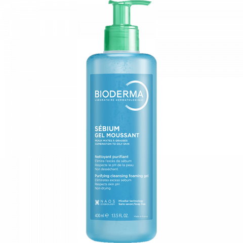 BIODERMA Sebium Gel Moussant 400ml - Buy from Deoora Egypt