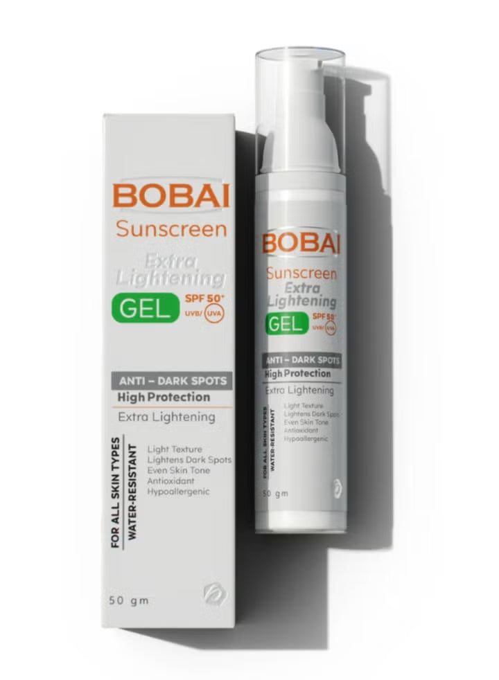 Bobai Sunscreen Gel packaging on a white background