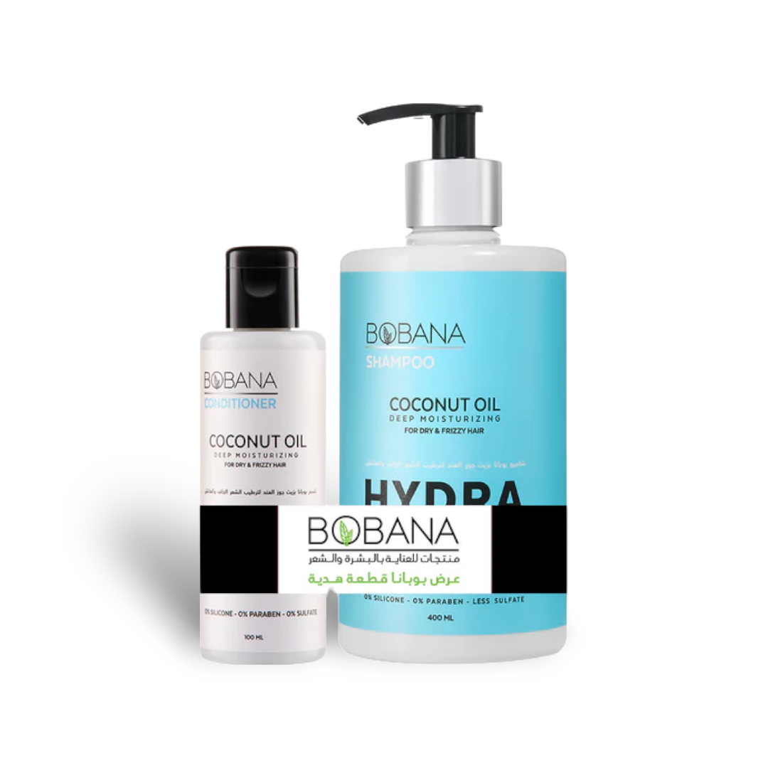 Coconut Oil Shampoo + Free Coconut Oil Conditioner - Buy from Deoora Egypt