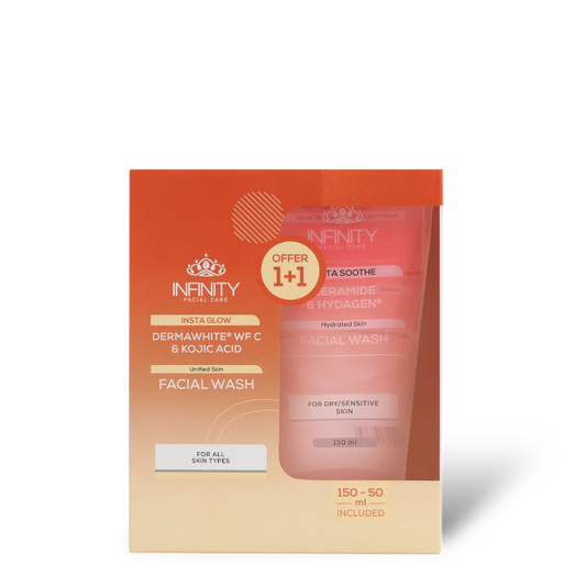 Facial Care Insta Glow Facial Wash 1+1 Free - Image 2 | Deoora