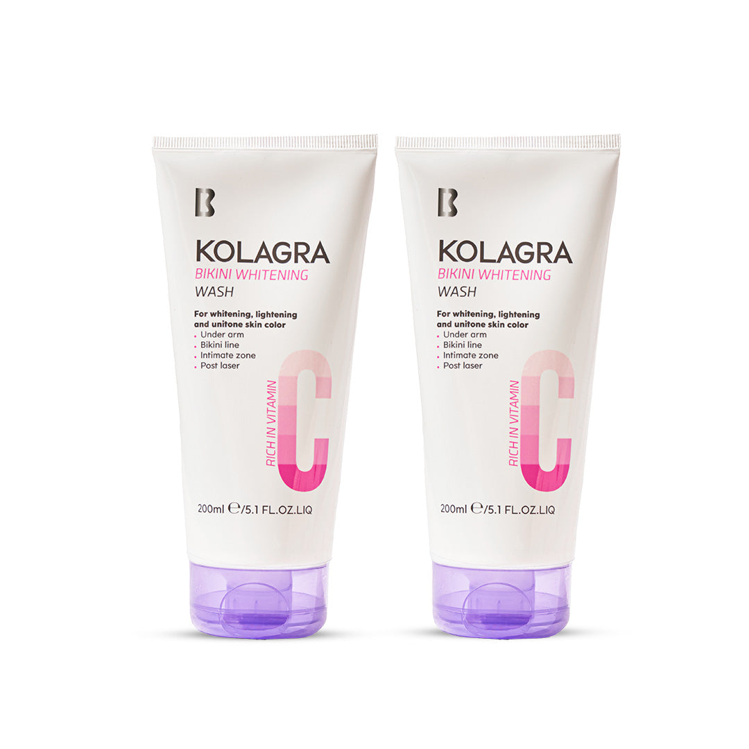 Kolagra Offer Bikini Whitening Wash (1+1) 200ml + 200ml - Buy from Deoora Egypt
