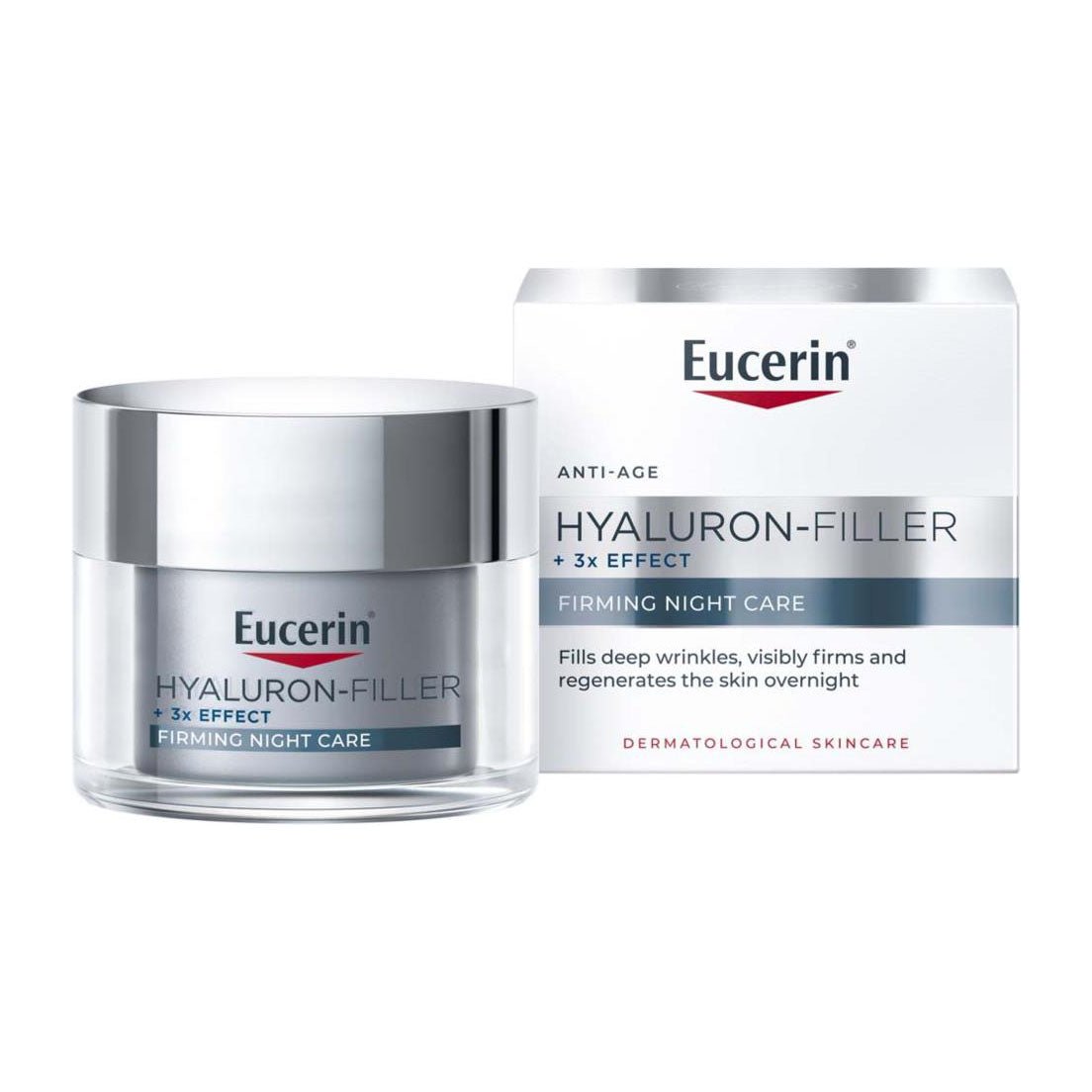 Eucerin Hyaluron Filler + 3x Effect Firming Night Cream - 50ml - Image 2 | Deoora