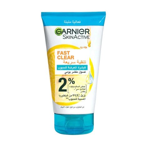 Garnier Fast Clear Daily Exfoliating Wash For Acne Prone Skin - Image 2 | Deoora