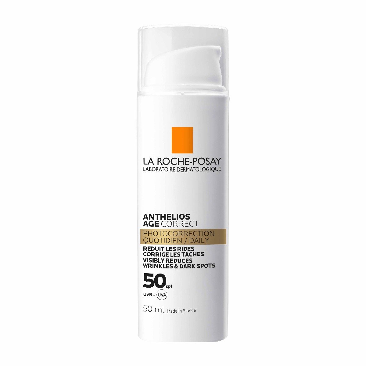 La Roche Posay Anthelios Age Correct SPF 50+ Anti Ageing Invisible Sunscreen - 50ml - Buy from Deoora Egypt