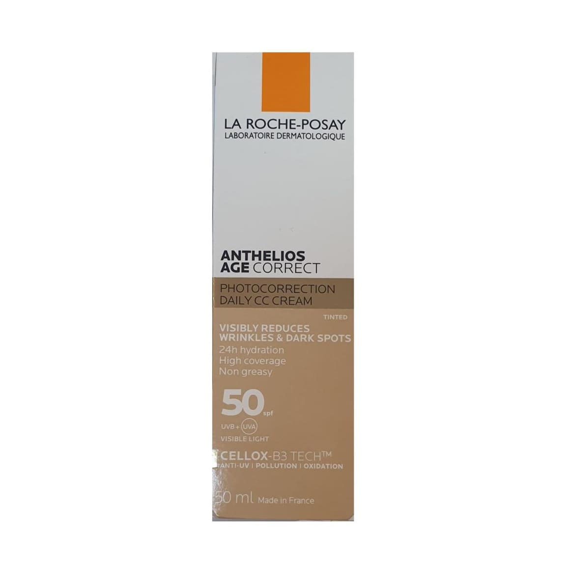 La Roche-Posay Anthelios Age Correct Tinted SPF 50+ Cream - 50ml - Image 2 | Deoora