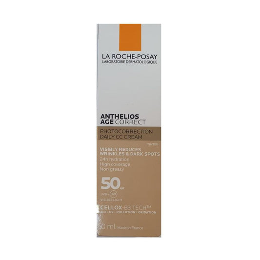 La Roche-Posay Anthelios Age Correct Tinted SPF 50+ Cream - 50ml - Image 2 | Deoora