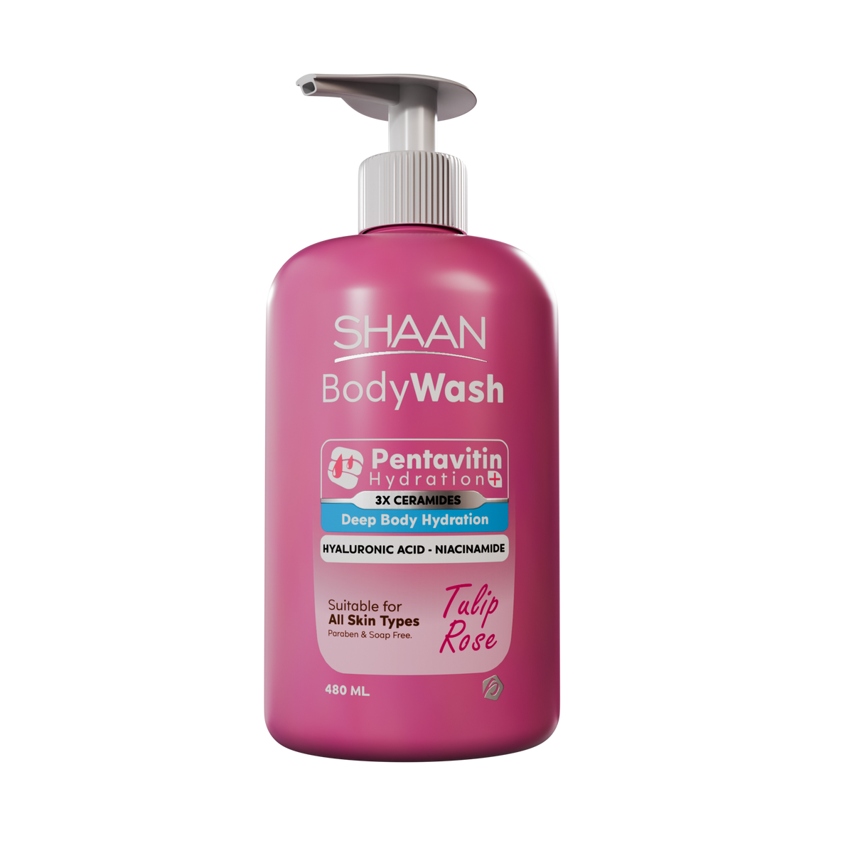 SHAAN Tulip Rose Hydrating Body Wash 480 Ml - Buy from Deoora Egypt