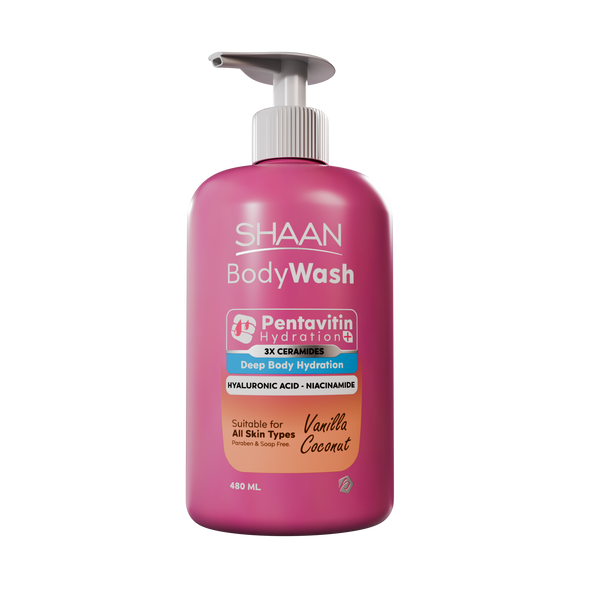 SHAAN Vanilla Coconut Hydrating Body Wash 480 Ml - Buy from Deoora Egypt