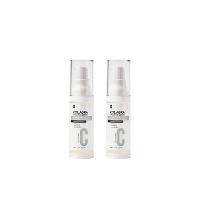 Kolgara  offer vitamin c serum  (1+1) 30ml+ 30ml - Buy from Deoora Egypt