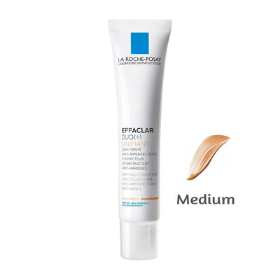 La Roche-Posay Effaclar Tint Duo (+) Medium Anti Acne Moisturizer - 40ml - Buy from Deoora Egypt