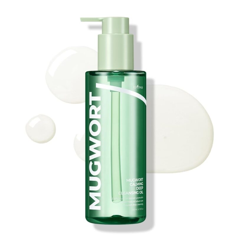 ISNTREE MUGWORT CALMING DEEP CLEANS ING OIL 200ml - Image 2 | Deoora