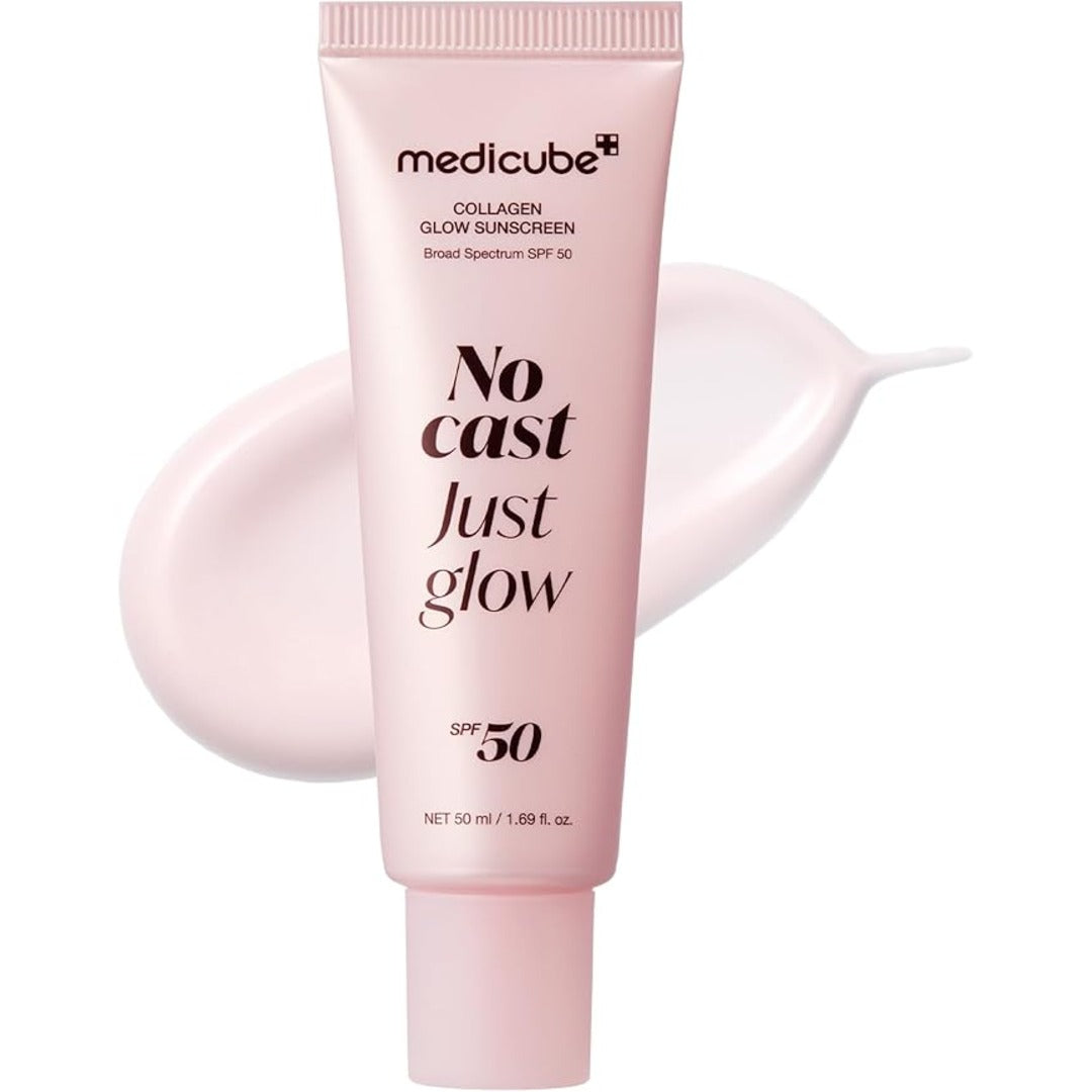 medicube No Cast Just Glow Collagen Sunscreen | SPF 50 - Buy from Deoora Egypt