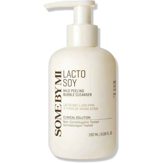 SOME BY MI, Lacto Soy, Mild Peeling Bubble Cleanser 180ml. - Buy from Deoora Egypt