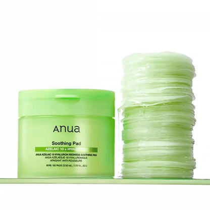 ANUA AZELAICACID 10 HYALURON REDNESS SOOTHING PAD 230ml - Buy from Deoora Egypt
