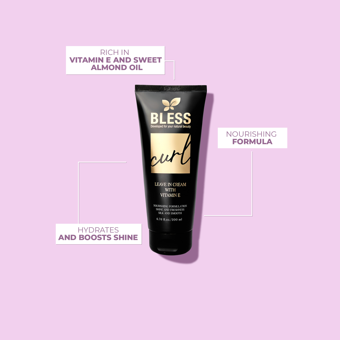 Leave-In Cream-Vitamin E - Image 2 | Deoora