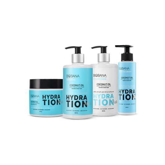 Moisturizing Bundle for Dry & Curly Hair - Coconut Oil - Buy from Deoora Egypt