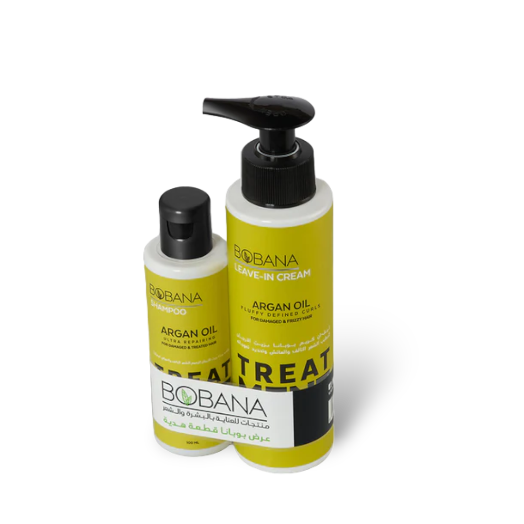 Argan Oil Leave-in Cream + Free Argan Oil Shampoo 100ml - Buy from Deoora Egypt