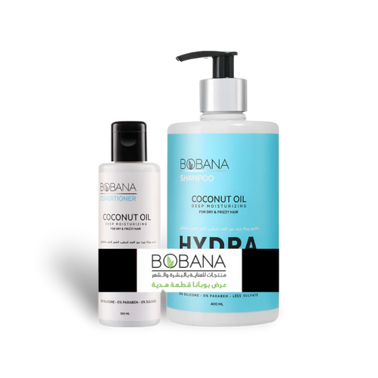 Coconut Oil Shampoo + Free Coconut Oil Conditioner - Buy from Deoora Egypt