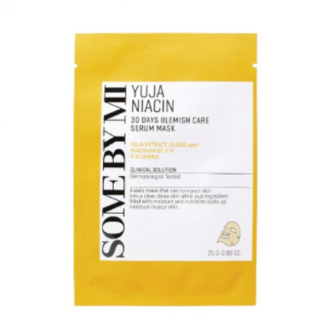 SOME BY MI YUJA NIACIN 30 DAYS BLEMISH CARE SERUM MASK - Buy from Deoora Egypt