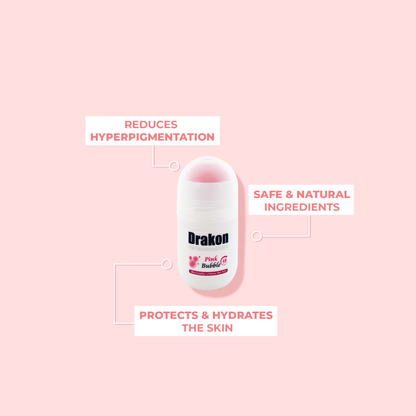 Whitening Roll-On Deodorant - Pink Bubble (1+1 Free) - Image 3 | Deoora