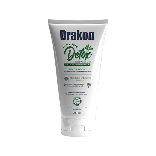 Detox Facial Wash Gel for Oily & Combined Skin - Tea Tree Oil - Buy from Deoora Egypt