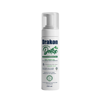 Detox Facial Wash Foam for Oily & Combined Skin - Tea Tree Oil - Buy from Deoora Egypt