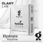 Glamy Lab Hydrate Routine packaging on a white background