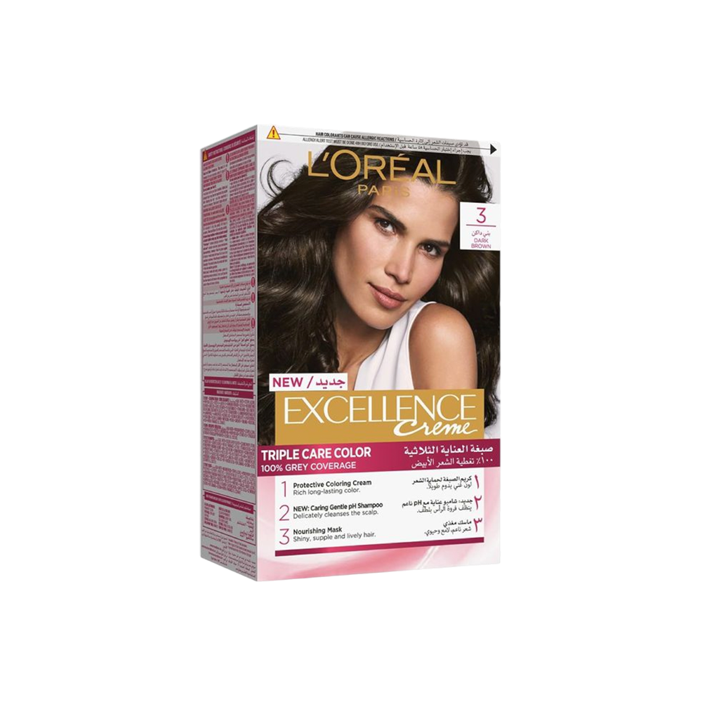 Excellence Creme Permanent Hair Color - Brown - Image 2 | Deoora
