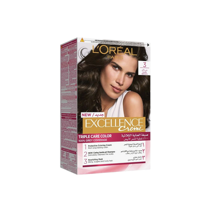 Excellence Creme Permanent Hair Color - Brown - Image 2 | Deoora