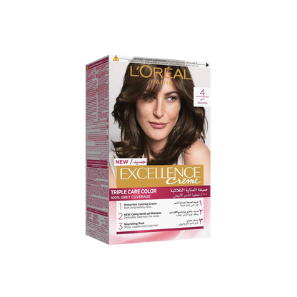 Excellence Creme Permanent Hair Color - Brown - Image 4 | Deoora
