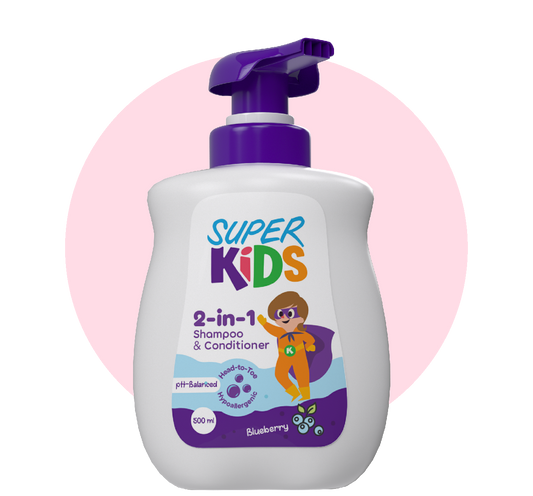 Superkids 2 In 1 Shampoo & Conditioner 500 ml