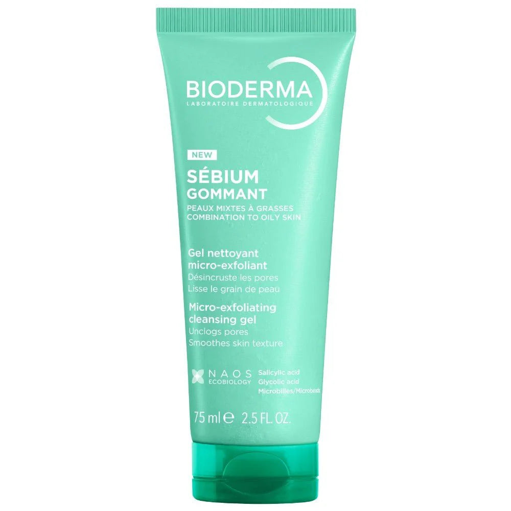 BIODERMA Sébium Gommant Exfoliating Gel 75ml - Buy from Deoora Egypt