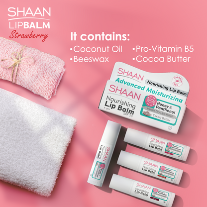 Shaan Lip Balm Strawberry 5 gm - Image 4 | Deoora