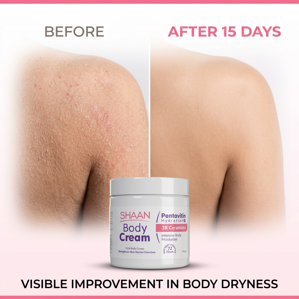 SHAAN BODY CREAM Heavy Texture Body Moisturizer 470 Gm - Image 2 | Deoora