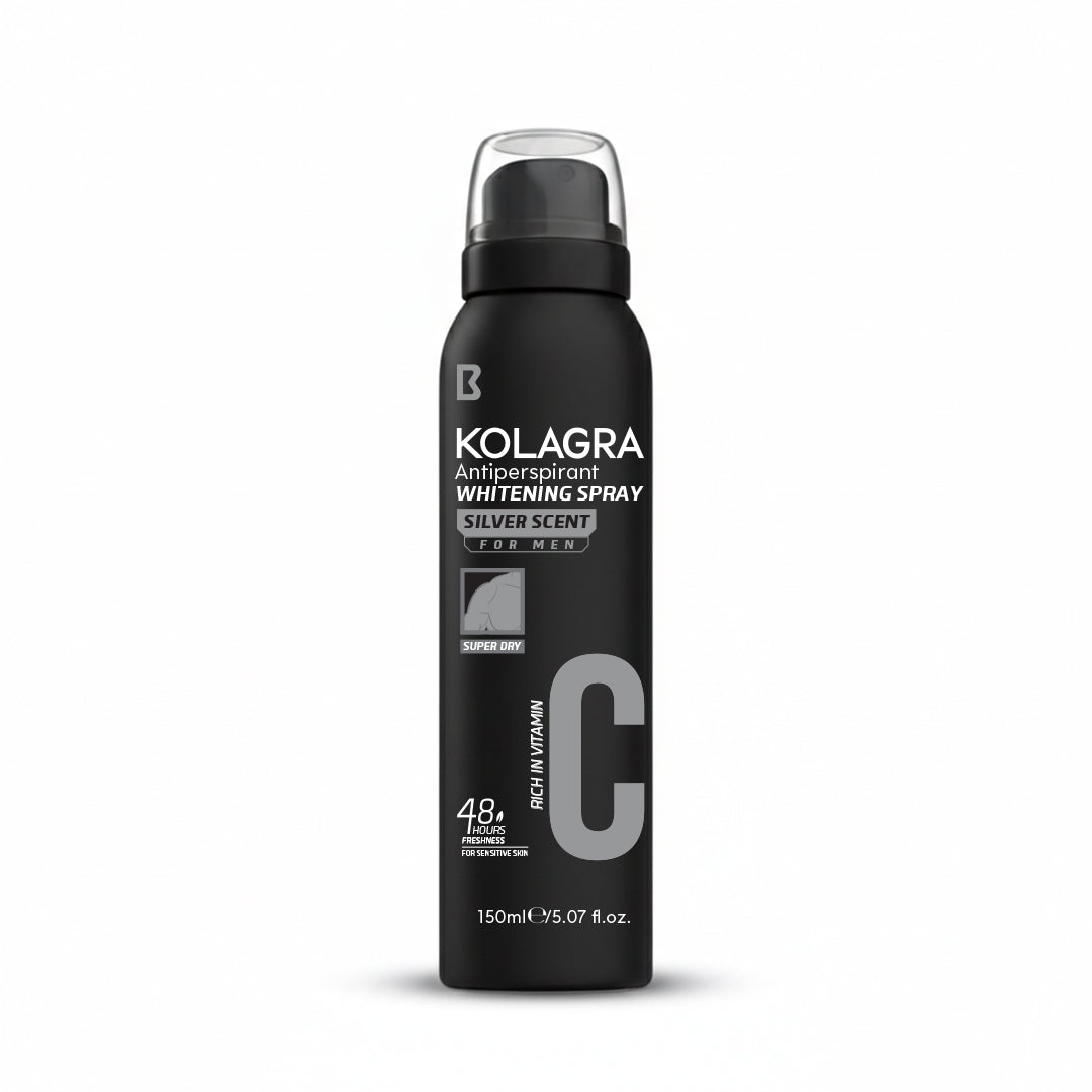 Kolagra Antiperspirant WHITENING SPRAY For Men-150ml - Buy from Deoora Egypt