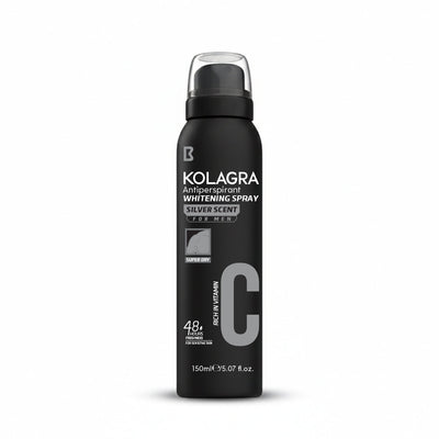 Kolagra Antiperspirant WHITENING SPRAY For Men-150ml - Buy from Deoora Egypt