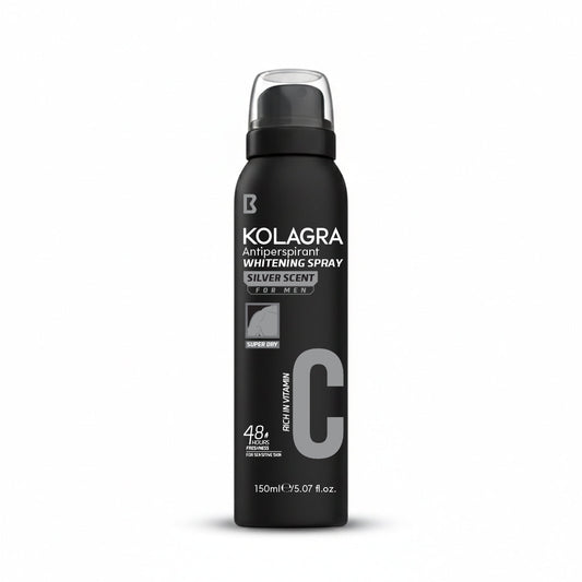 Kolagra Antiperspirant WHITENING SPRAY For Men-150ml - Buy from Deoora Egypt