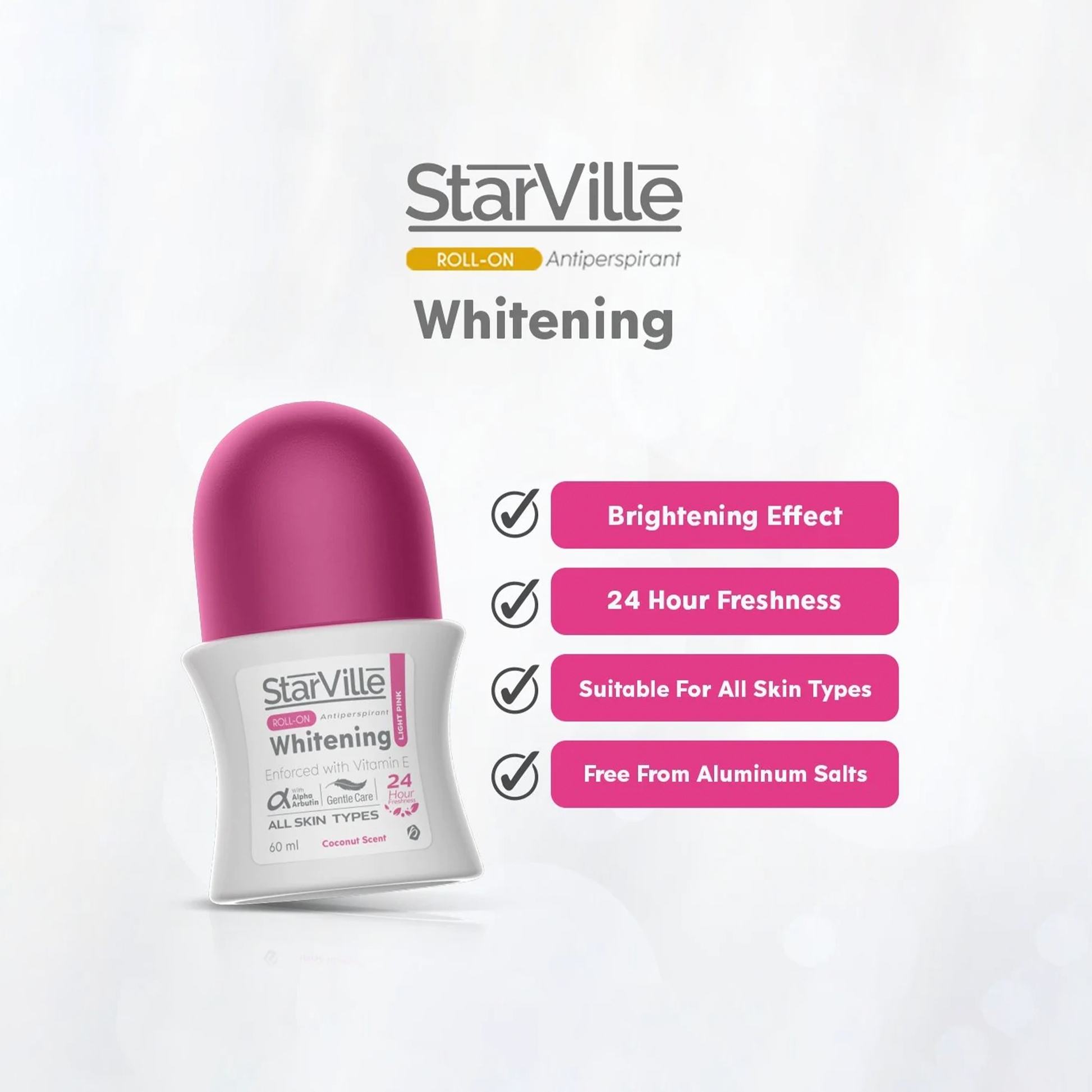 Whitening Roll-on in Coconut - Image 2 | Deoora