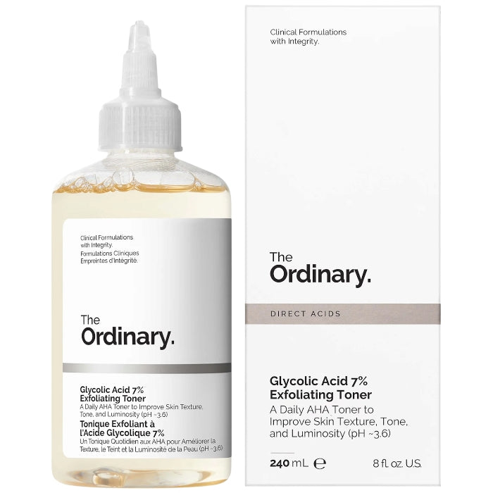 The Ordinary Glycolic Acid 7% Toner - Authentic Packaging at Deoora Egypt