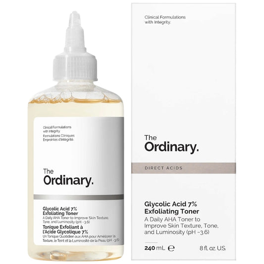 The Ordinary Glycolic Acid 7% Toner - Authentic Packaging at Deoora Egypt