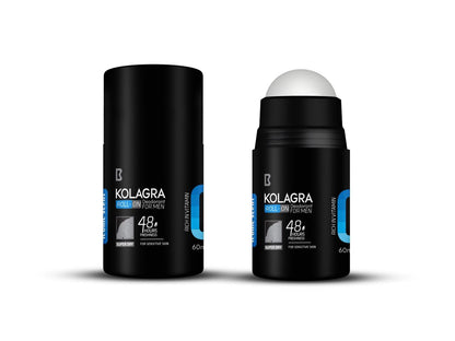 Kolagra Super Dry 48H Men's Roll-On Deodorant Iconic Scent - Image 2 | Deoora