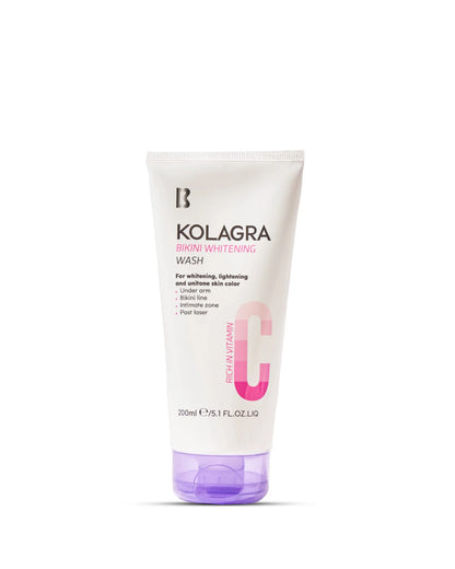 kolagra Bikini Whitening wash 200 ml - Buy from Deoora Egypt