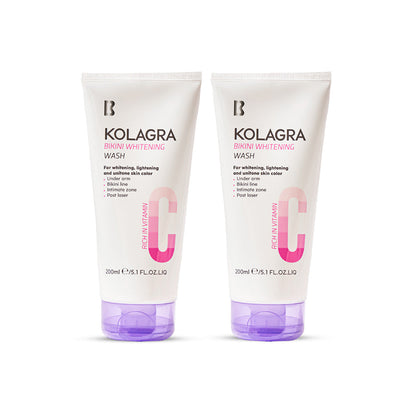 Kolagra Offer Bikini Whitening Wash (1+1) 200ml + 200ml - Buy from Deoora Egypt