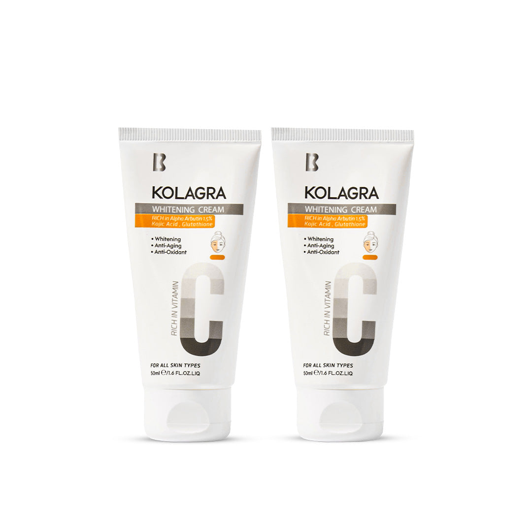 Kolagra Offer Kolagra Whitening Alpha Arbutin 1.5% Cream (1+1) - Buy from Deoora Egypt