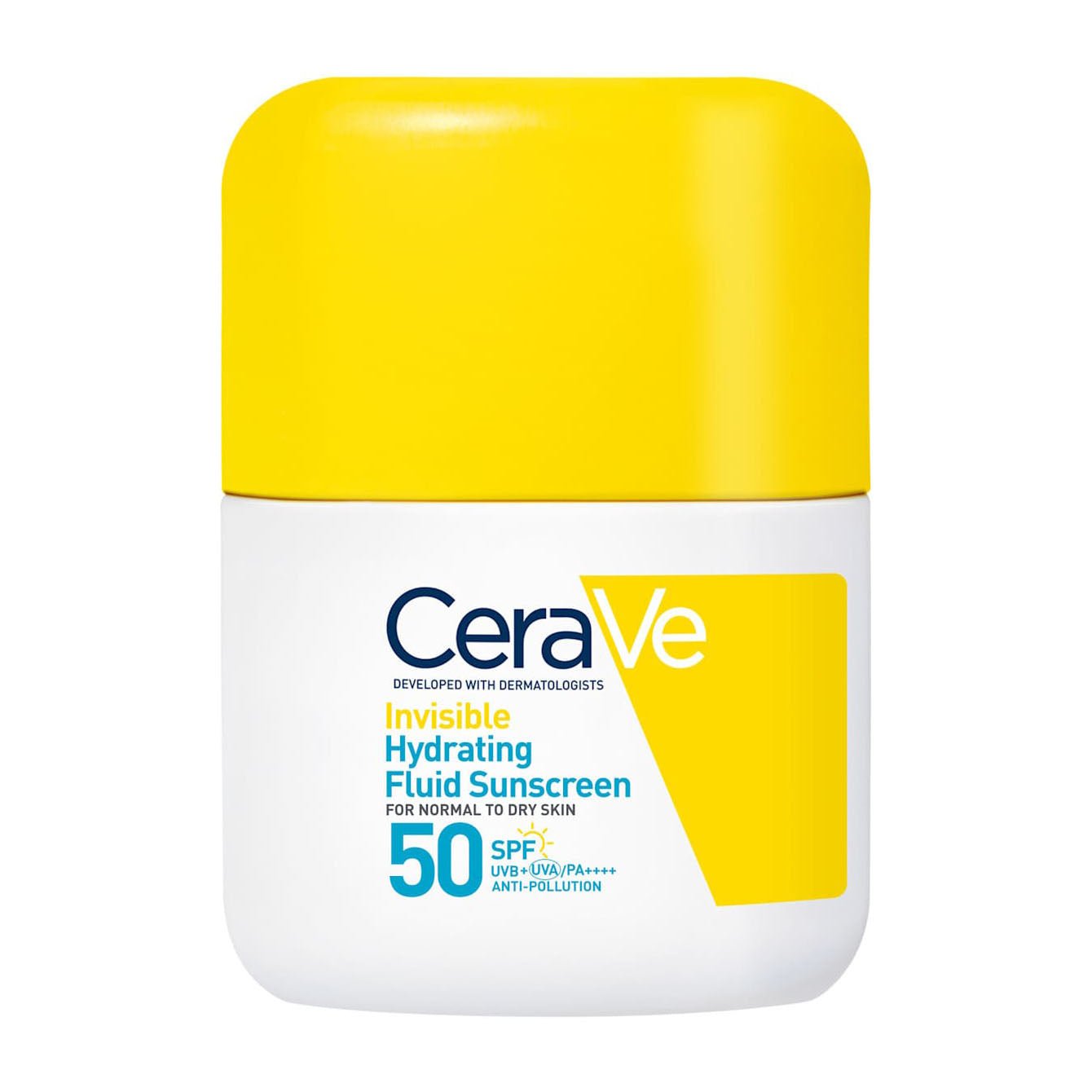 Cerave Invisible Hydrating Fluid SPF 50+ Sunscreen For Normal to Dry Skin - 50ml - Buy from Deoora Egypt