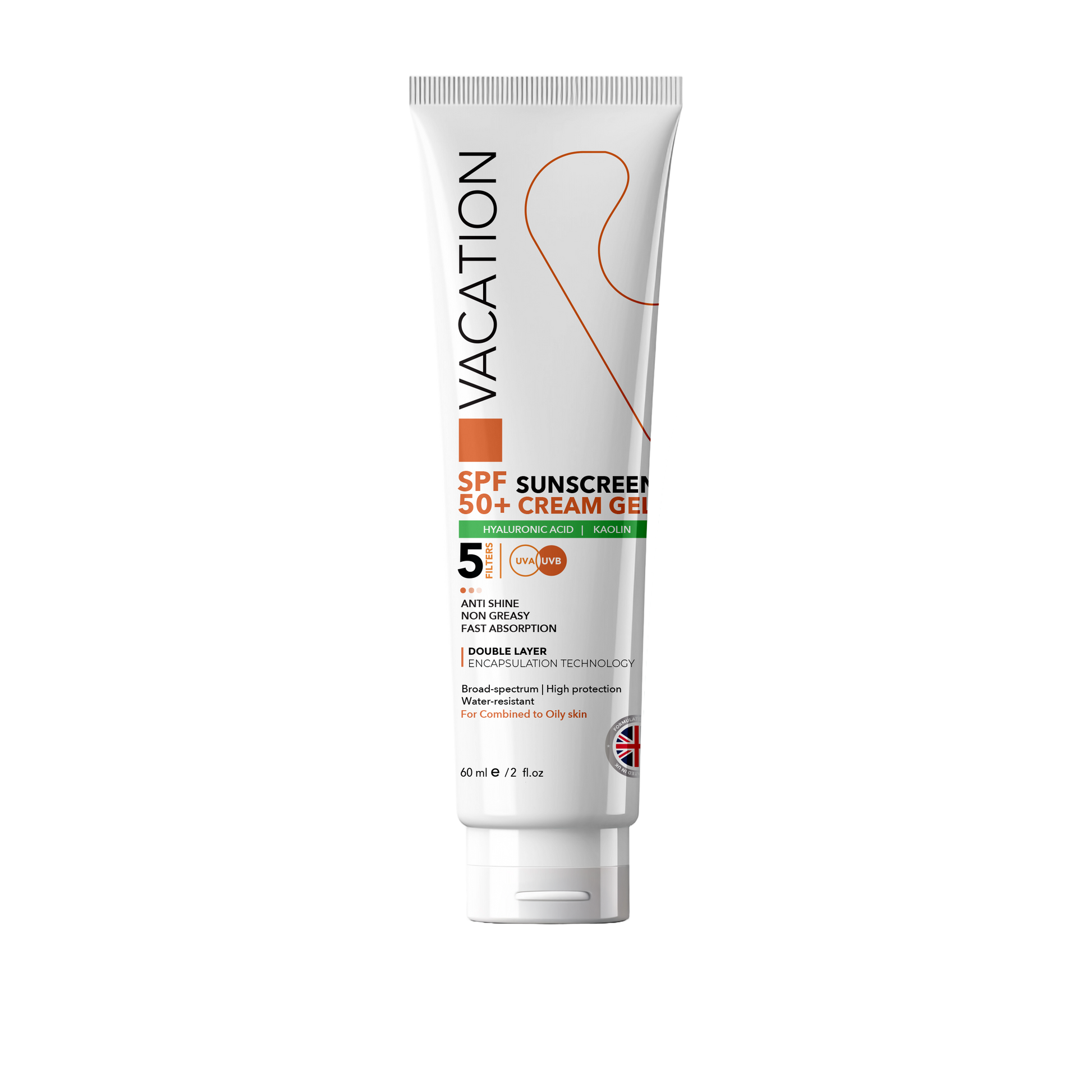 Vacation Sunscreen Cream Gel 60 ml - Buy from Deoora Egypt