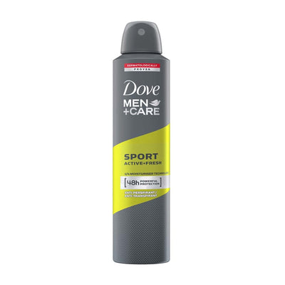 Dove Men + Care Sport Active + Fresh Antiperspirant Spray - 250ml - Buy from Deoora Egypt