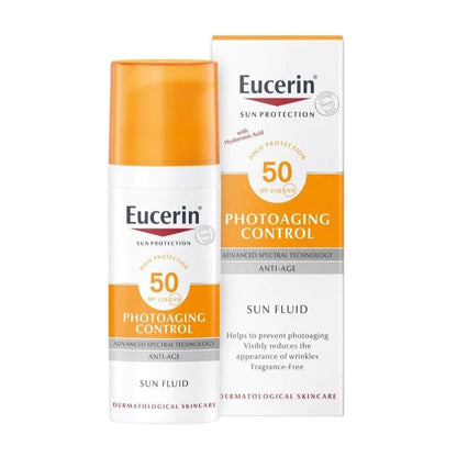 Eucerin Photoaging Control Anti-Age SPF 50 Sun Fluid - 50ml - Image 2 | Deoora