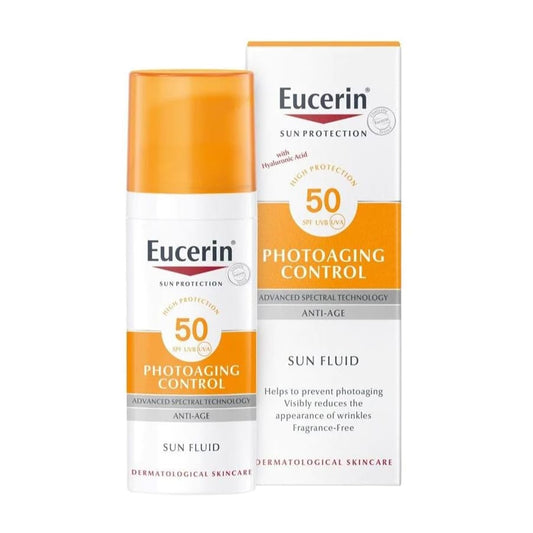 Eucerin Photoaging Control Anti-Age SPF 50 Sun Fluid - 50ml - Image 2 | Deoora